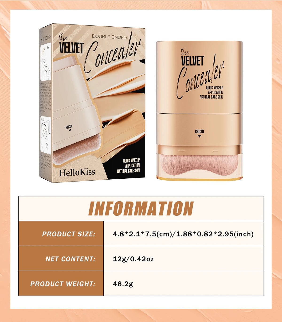 Four-Color All-Day Waterproof Face Concealer Palette