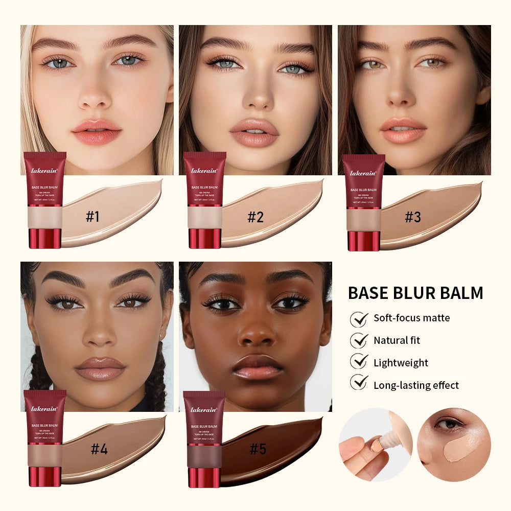 Matte Finish Long-Lasting Liquid Foundation Concealer - 3