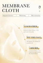 24K Gold Hydrating Ampoule Facial Sheet Mask Set