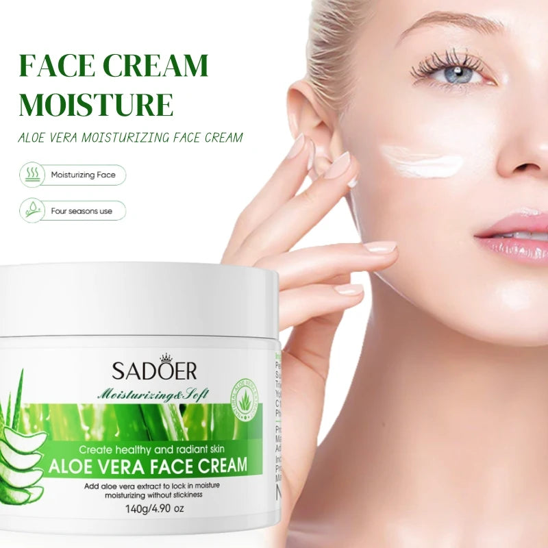 Aloe Vera Hydrating Face Cream for Smooth Radiant Skin