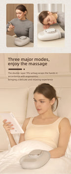 Electric Air Compression Hand Massager with Heat for Pain Relief