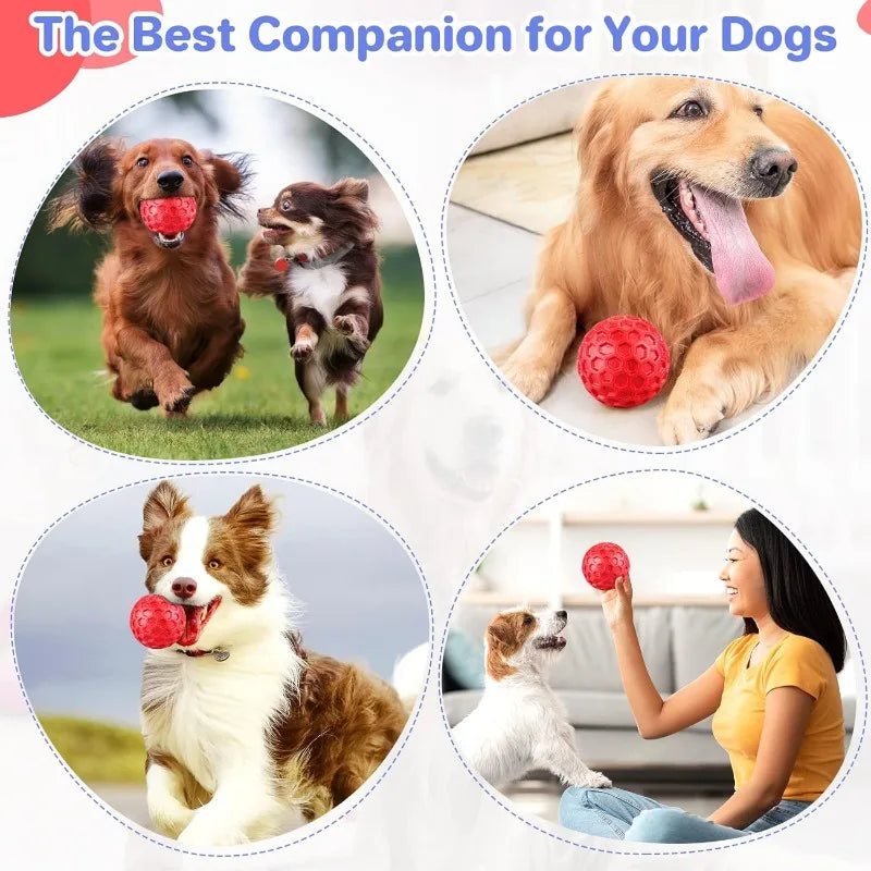 Bite-Resistant Interactive Honeycomb Dog Ball