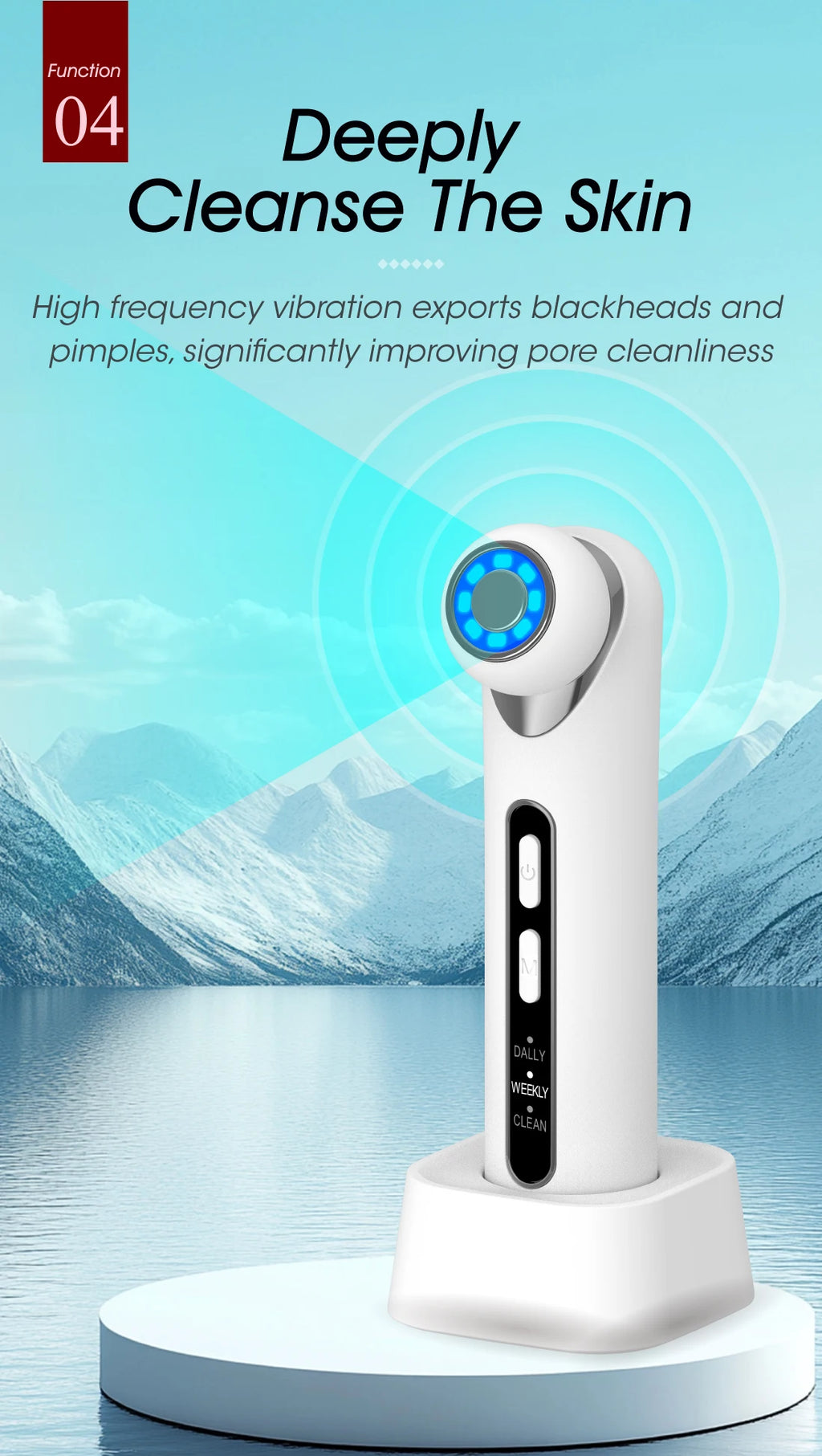 3-in-1 LED Photon Eye and Facial Rejuvenation Wand