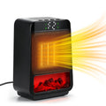 Portable Electric Space Heater with Rapid Ceramic Heating