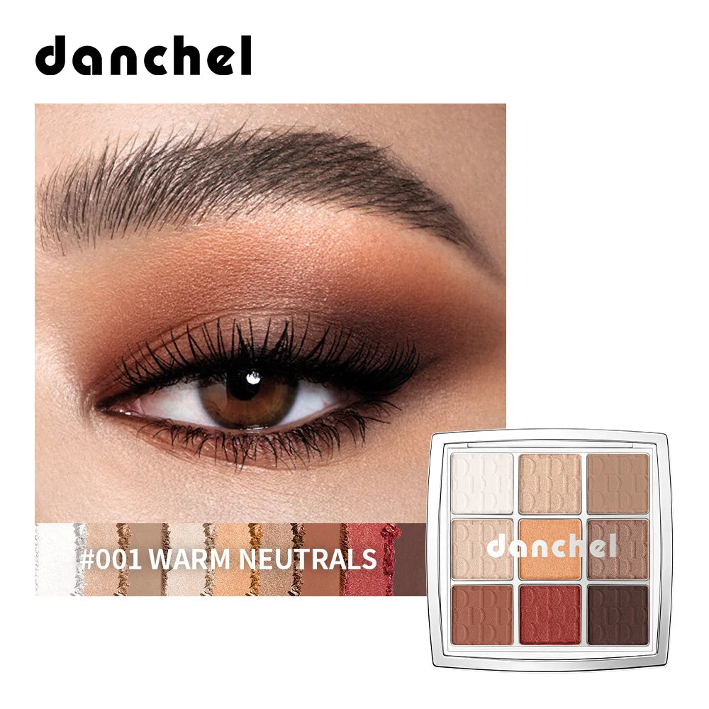 9-Color Professional Eyeshadow Palette for Daily and Party Looks - 26