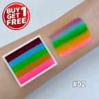 UV Glow-in-the-Dark Rainbow Face and Body Paint Set