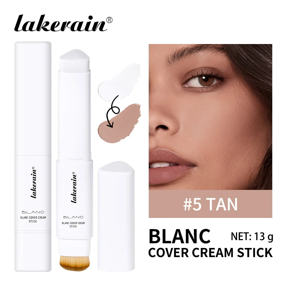 Color-Adapting Foundation Stick with Built-in Brush