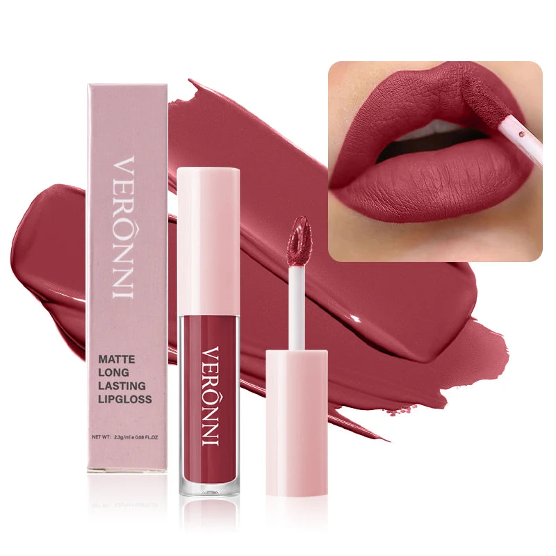 Long-Lasting Waterproof Matte Liquid Lipstick