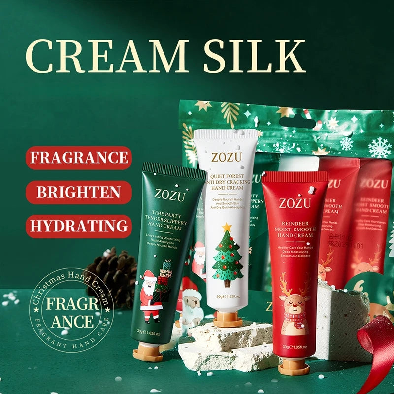 Festive Christmas Moisturizing Hand Cream Set - 3