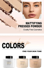 Matte Finish Banana Setting Powder for Flawless Makeup