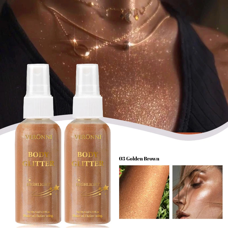 Diamond Liquid Body Highlighter Spray