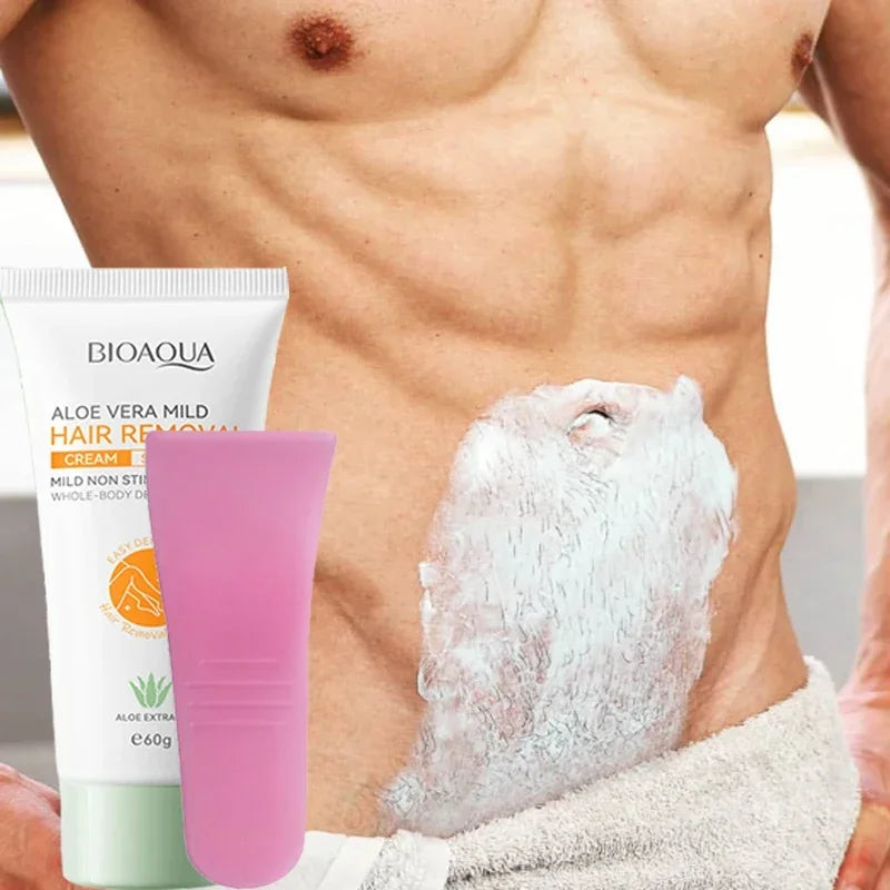 Painless Gentle Hair Removal Cream for Sensitive Skin