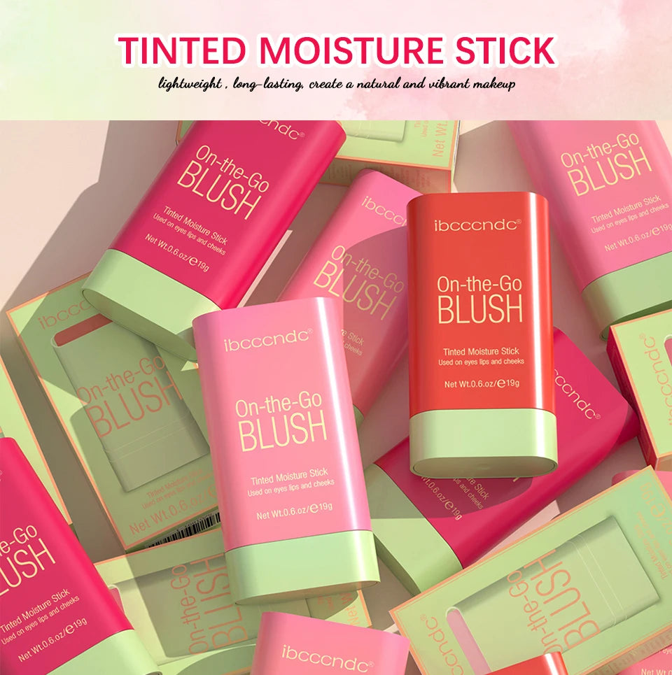 Cream Blush and Lip Tint Stick for Natural Glow - 7