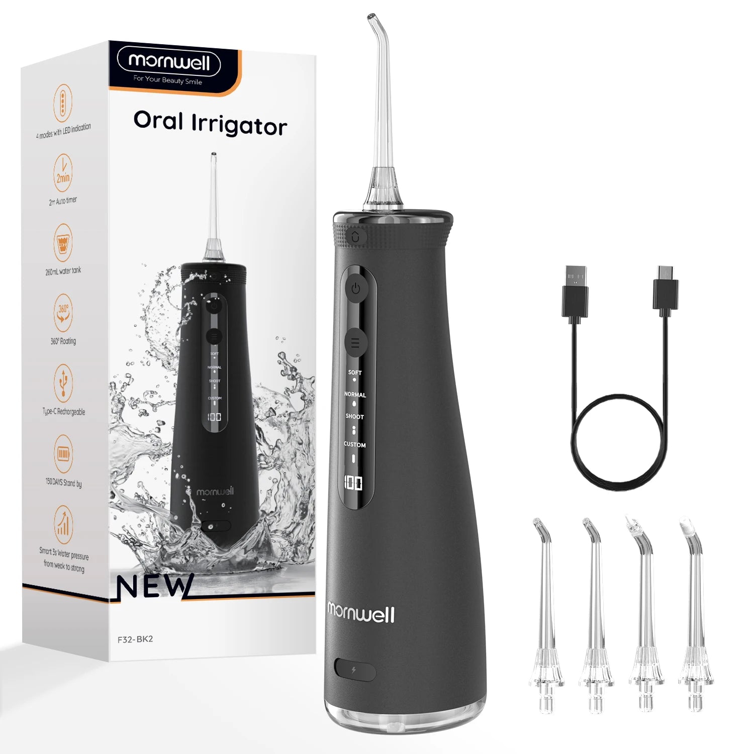Portable Cordless Water Flosser for Deep Teeth Cleaning - 17