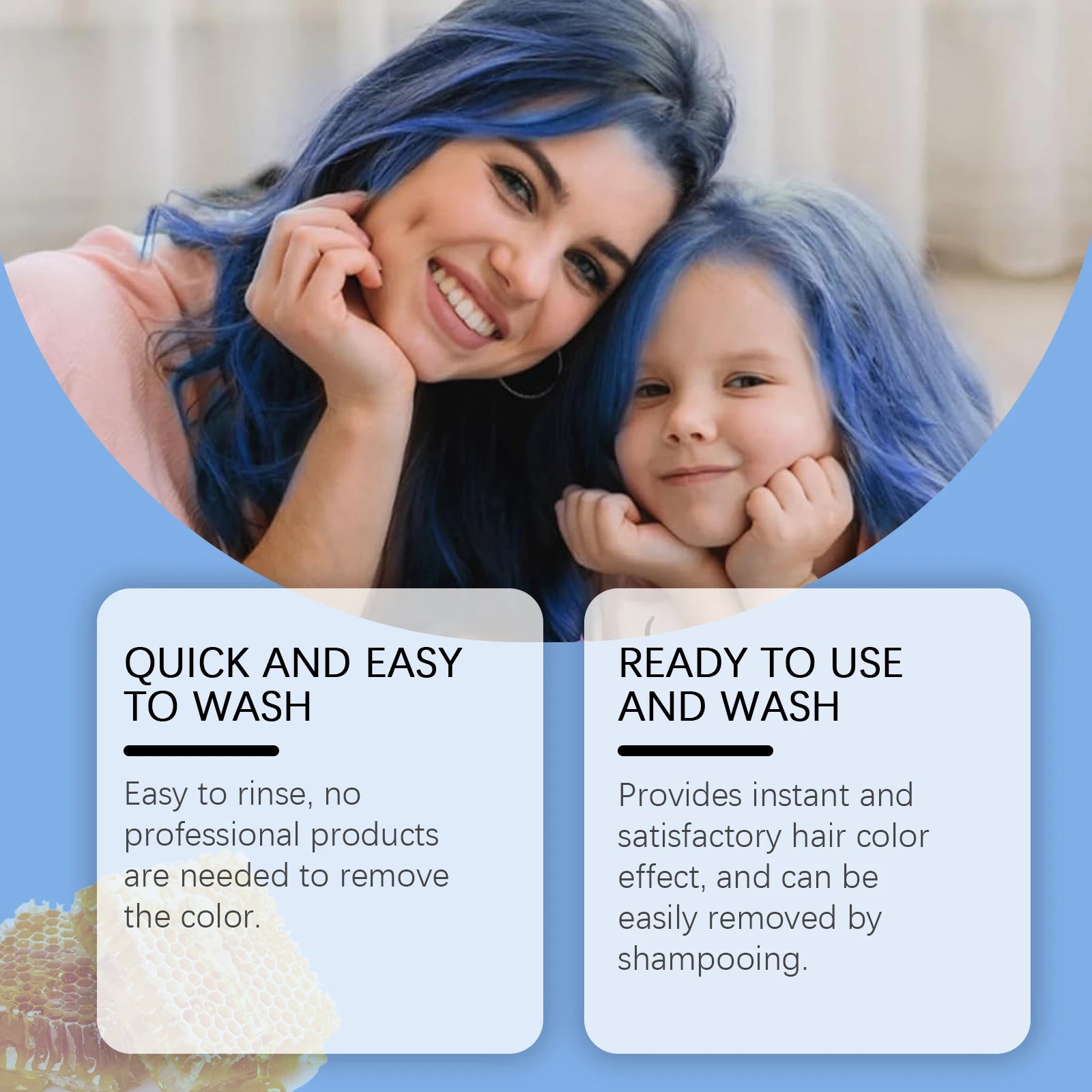 Temporary Hair Color Wax for Kids Parties - 3