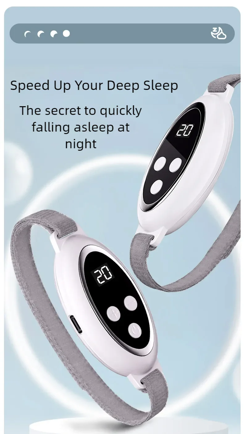 Microcurrent Handheld Sleep Aid Device