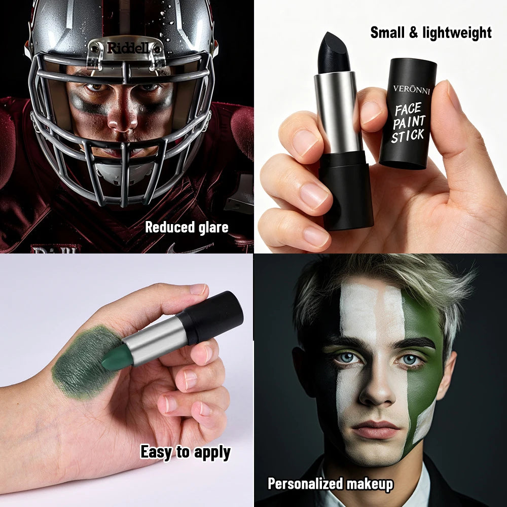 Waterproof Face and Body Paint Sticks for Cosplay and Parties