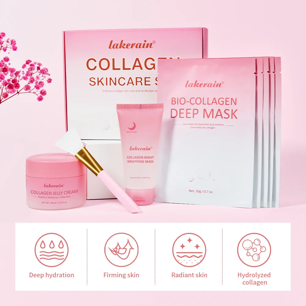 Collagen Face Skincare Set for Radiant and Hydrated Skin