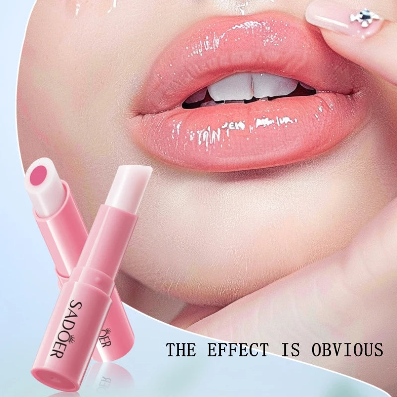 Color-Changing Peach Moisturizing Lip Balm