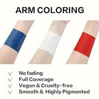 Professional Face and Body Paint Kit with Brushes for Parties