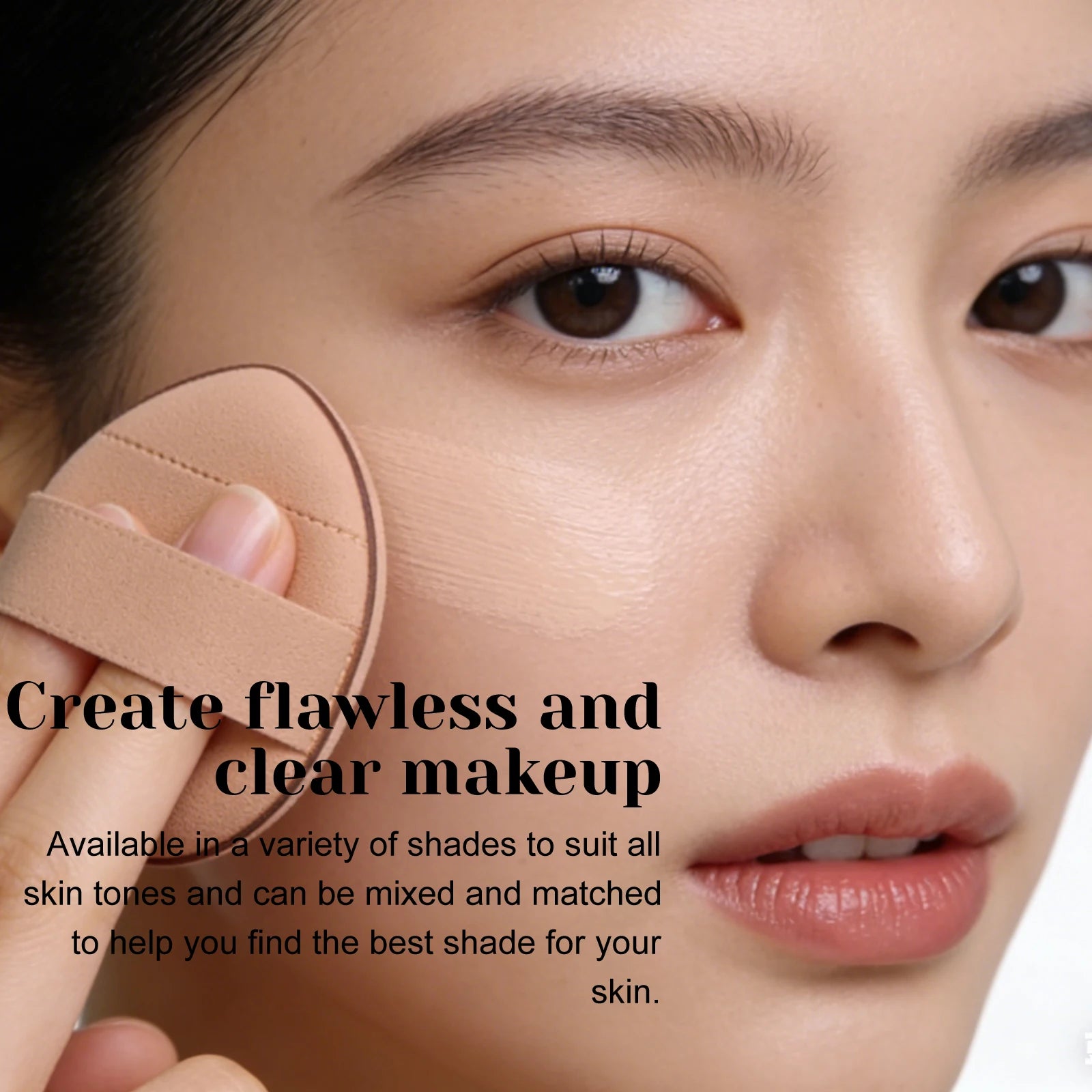 3-Color Cream Concealer Palette for Dark Circles and Blemishes - 10