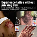 Temporary Tattoo Ink Kit with Stencils for DIY Body Art