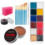 Professional Special Effects Makeup Kit for Halloween and Cosplay