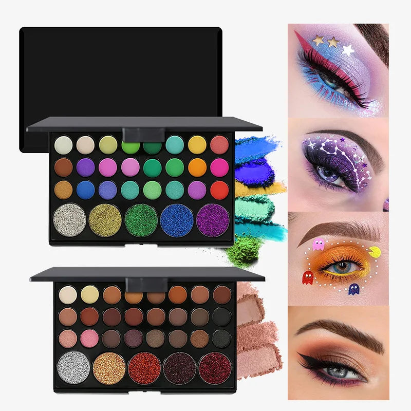 Multi-Finish Waterproof Eyeshadow Palette