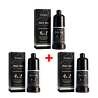 4-in-1 Instant Black Hair Dye and Nourishing Shampoo