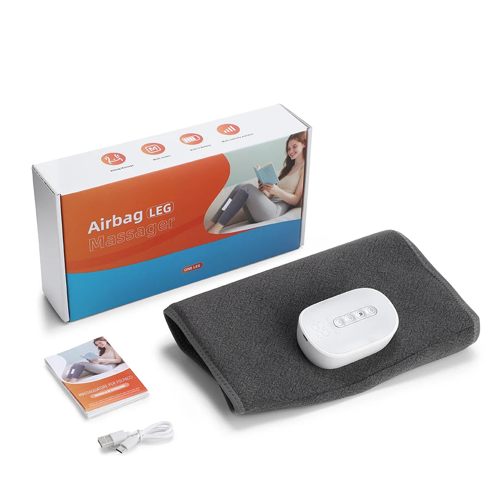 Cordless Heated Air Compression Leg Massager