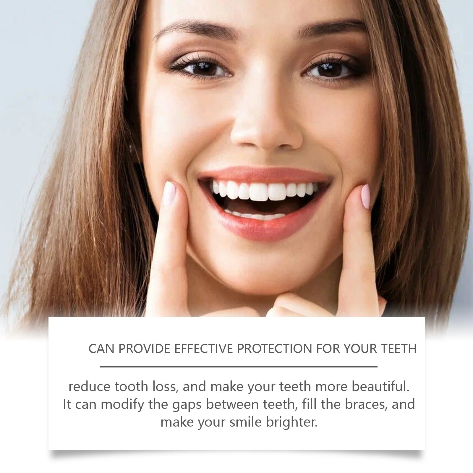 Flexible Cosmetic Silicone Denture Set for Instant Smile - 4