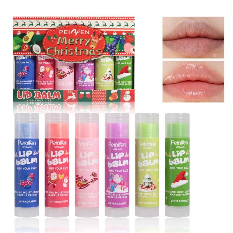 Fruit Flavored Moisturizing Lip Balm Set