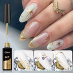 Metallic Liner Gel Polish for French Manicure Art