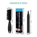 Waterproof Beard Filling Pen and Brush Set