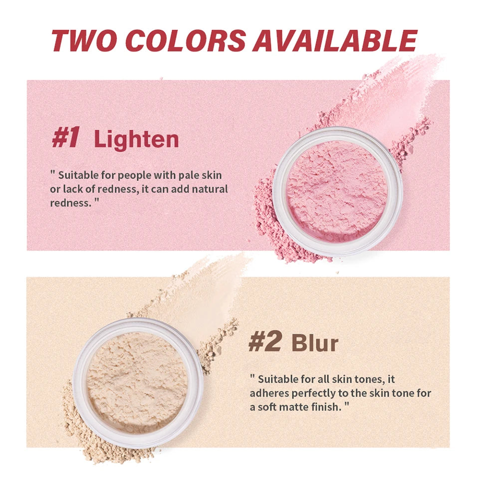 Matte Finish Oil-Control Setting Powder for Flawless Makeup - 10