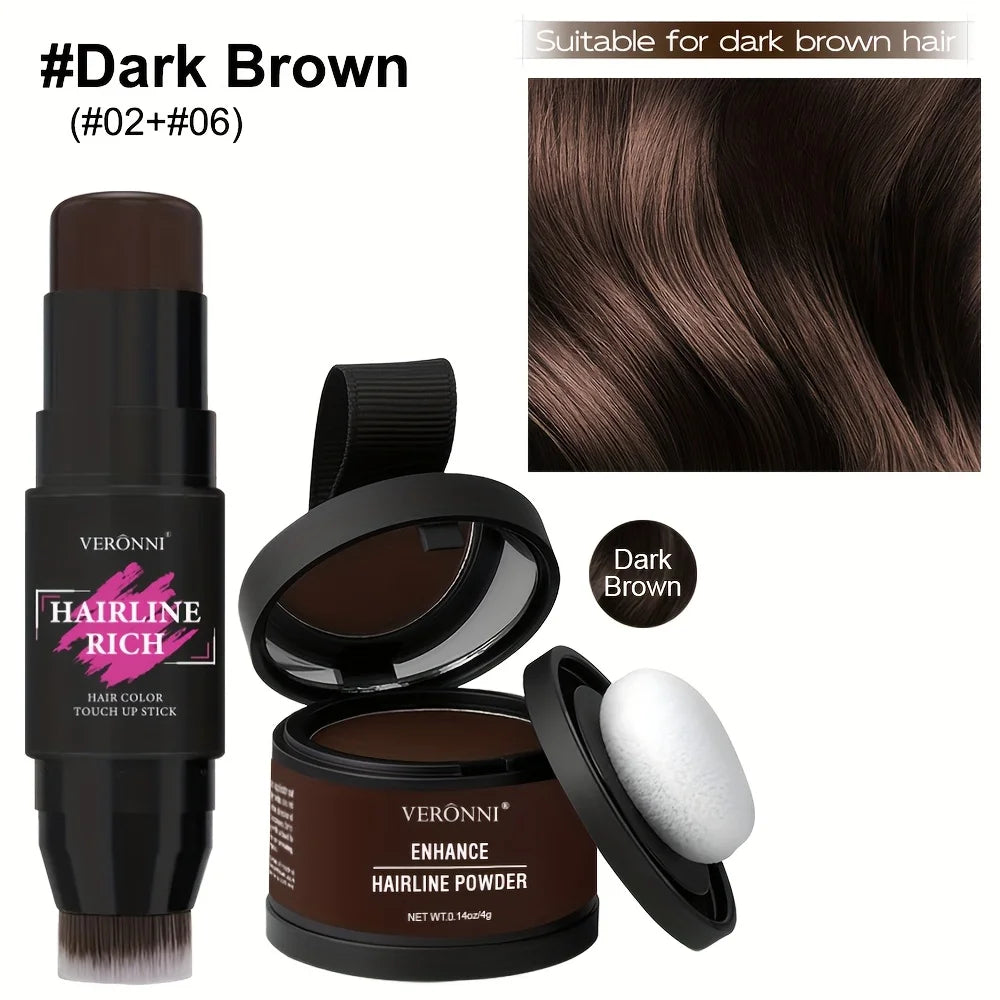 Hairline Shadow Powder and Root Touch-Up Pen Set - 16