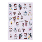 Festive Christmas Holiday Nail Art Decals