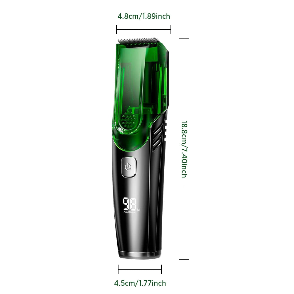 Cordless Vacuum Beard and Hair Trimmer