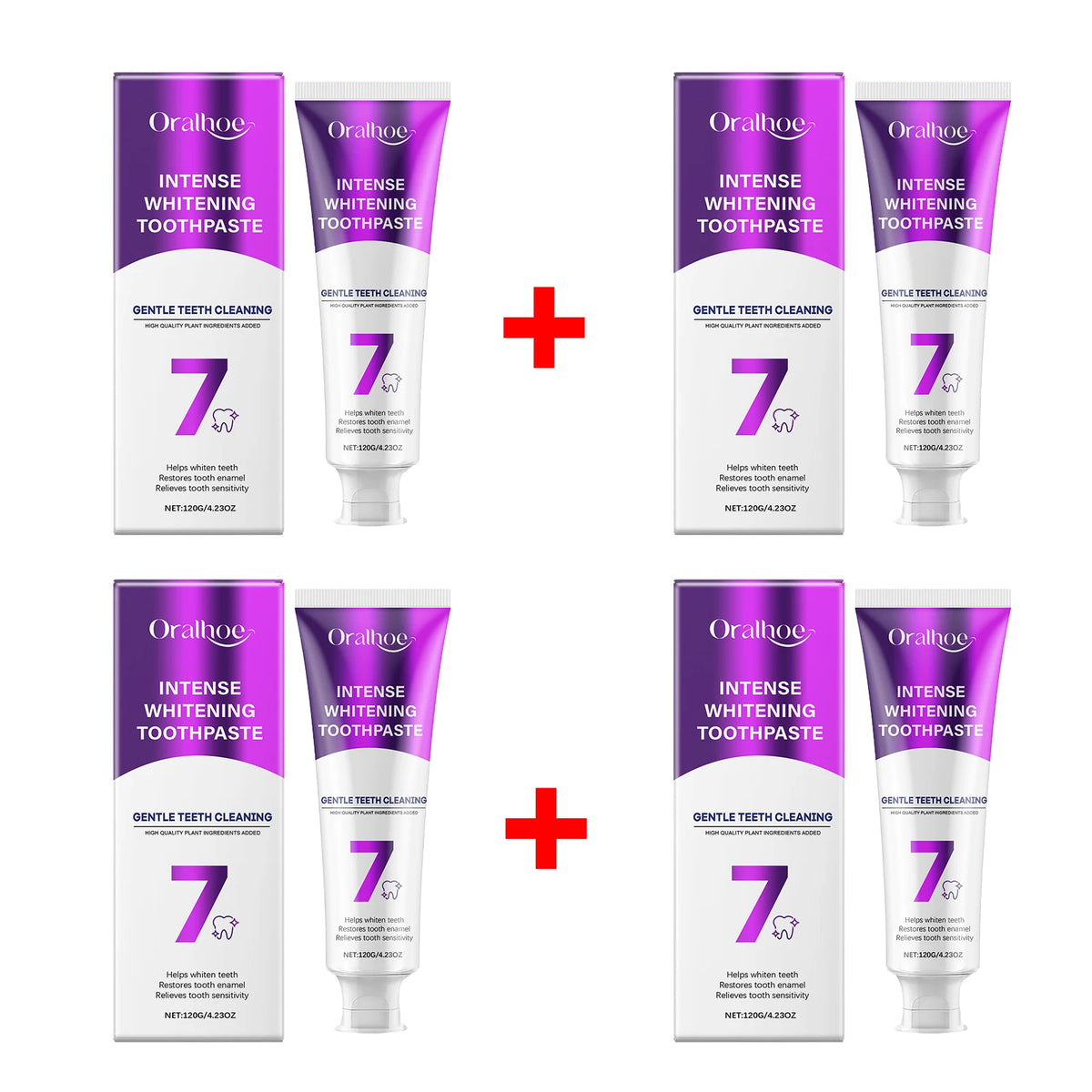 Intense Teeth Whitening and Stain Removal Toothpaste