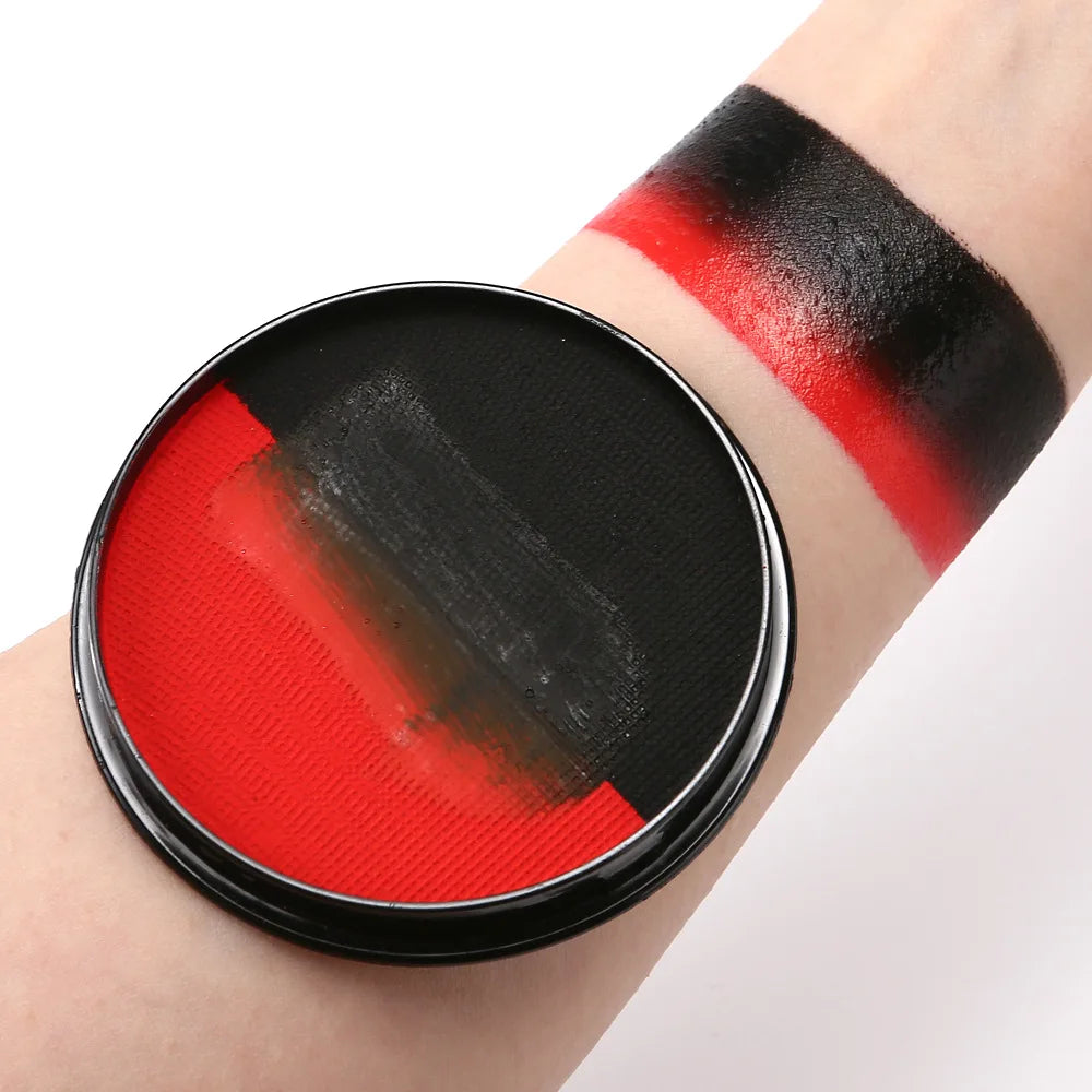 Double Color Face and Body Paint for Parties and Festivals