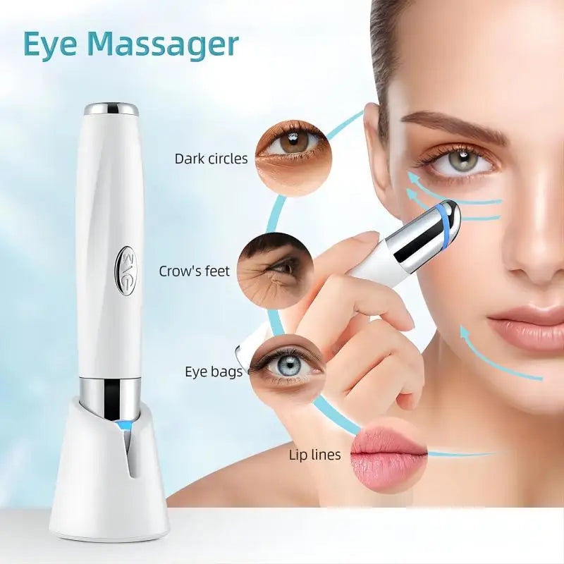 3-in-1 LED Photon Eye Massager for Dark Circles and Puffiness - 3