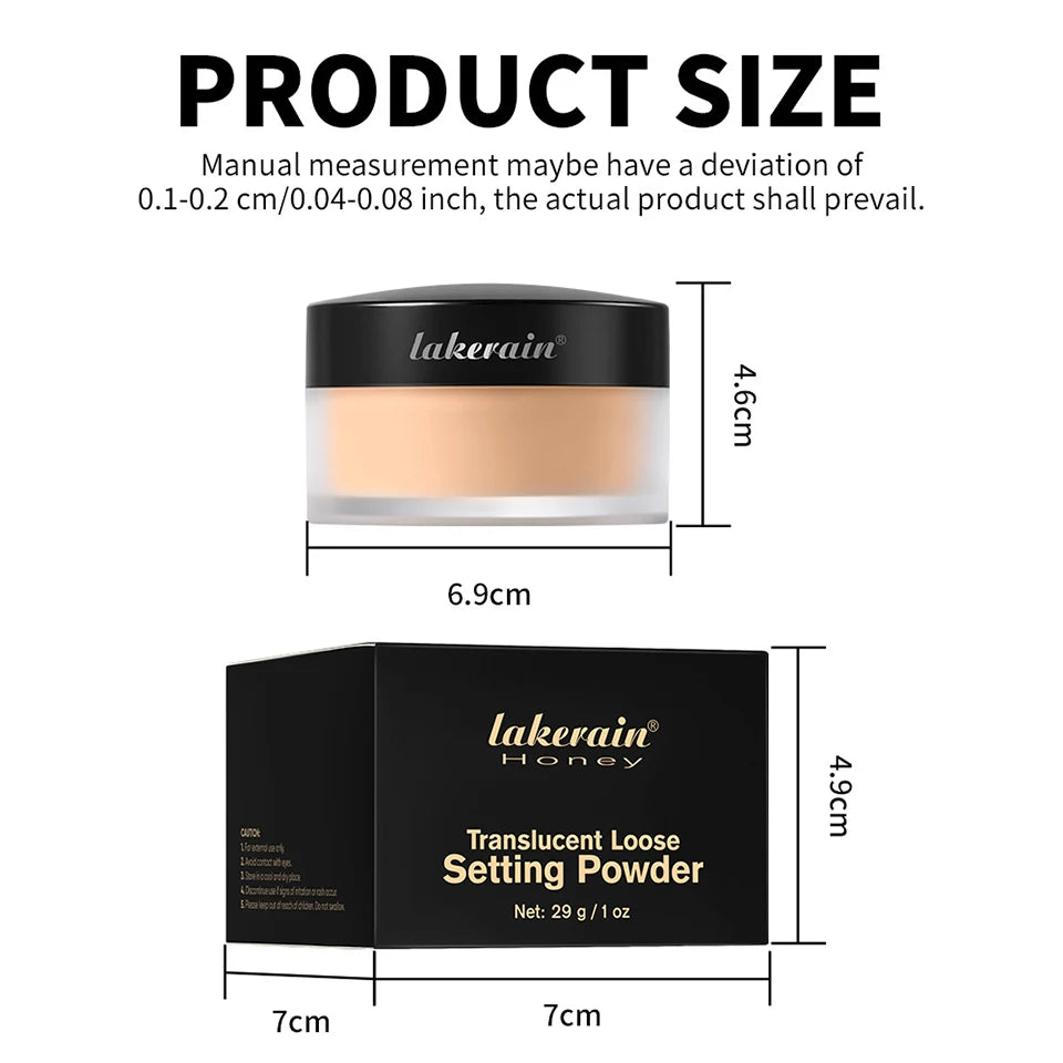 Translucent Matte Loose Setting Powder for Oil Control