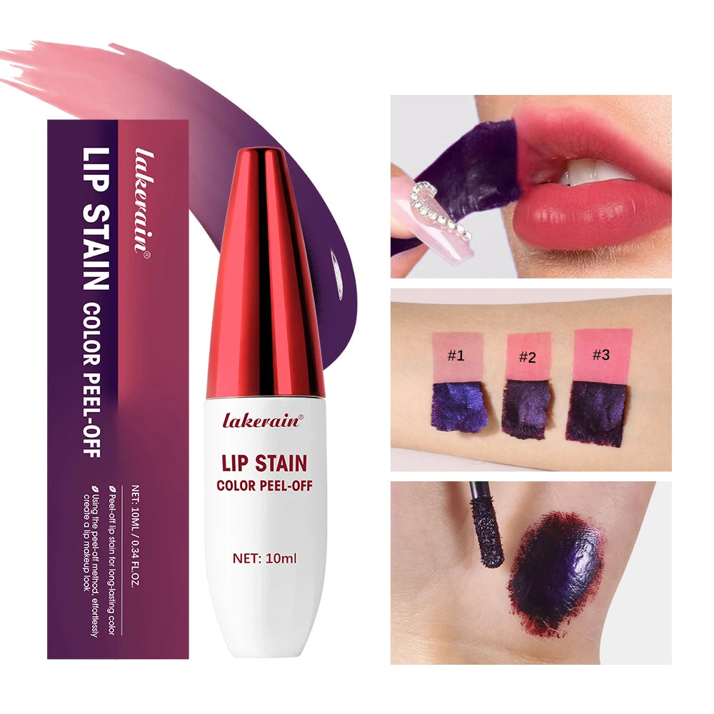 Waterproof Peel-Off Lip Stain Tattoo Tint