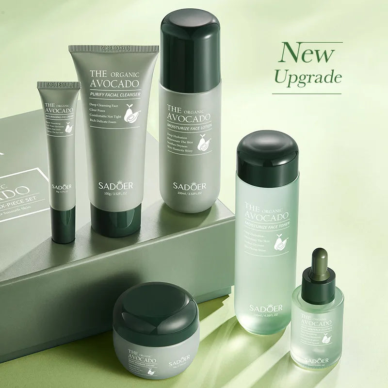 6-Piece Avocado Nourishing Facial Skincare Set
