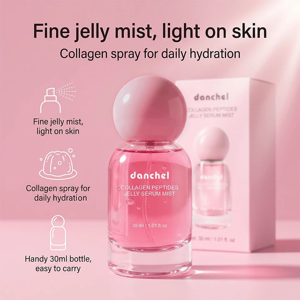 Collagen Peptide Jelly Serum Mist for Deep Hydration and Glow