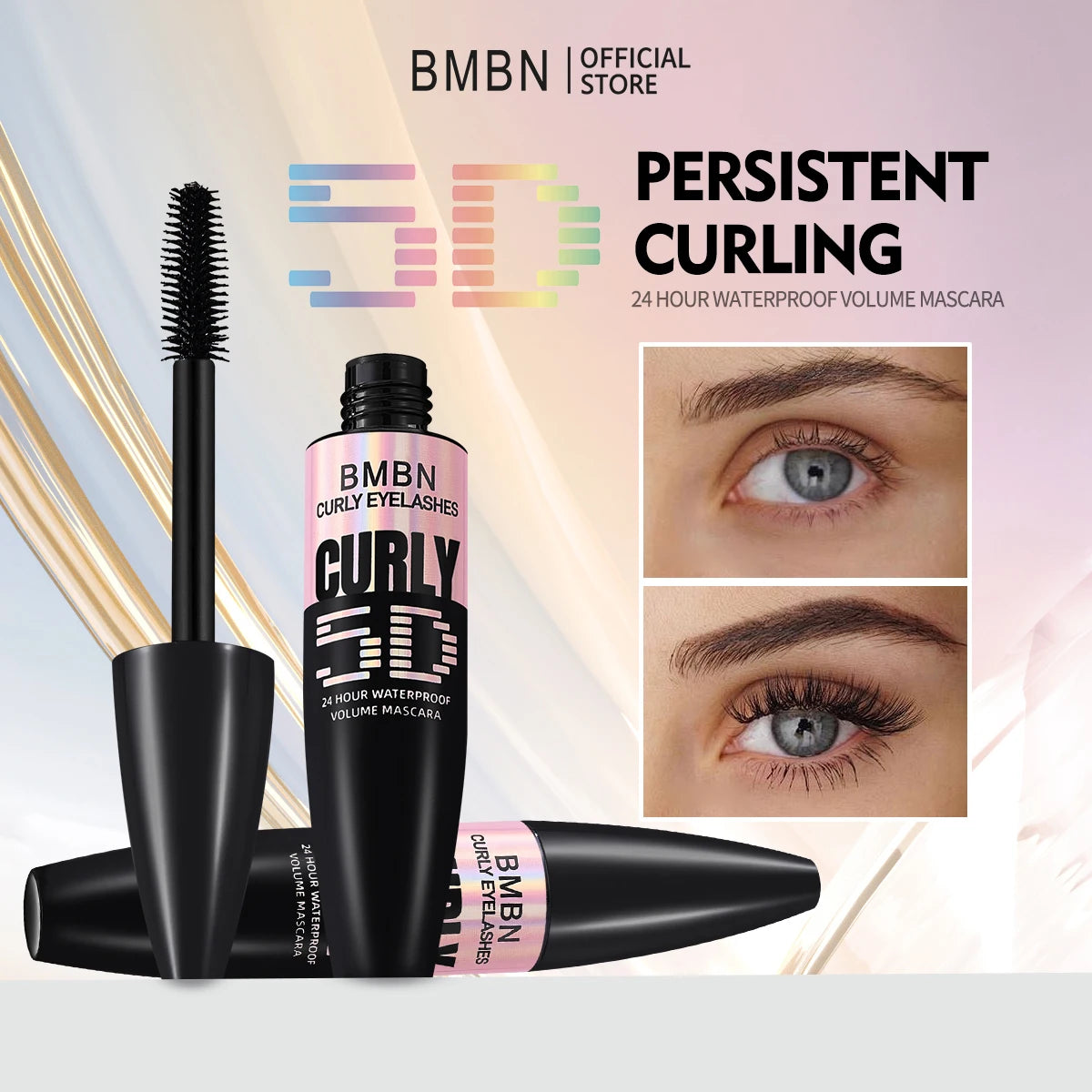 Waterproof 5D Volume and Curling Mascara - 8