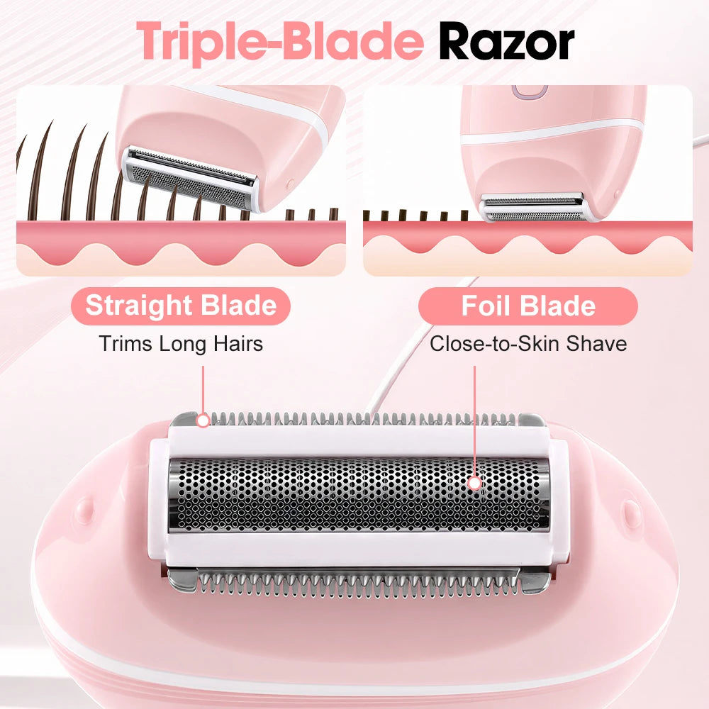 Electric Rechargeable Hair Remover for Women - 3