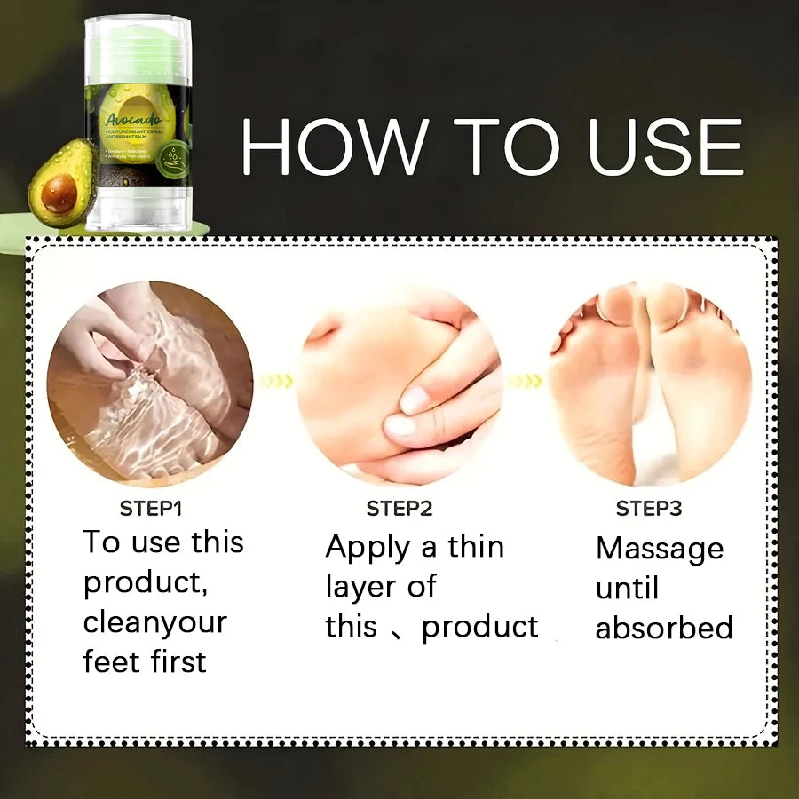 Avocado Moisturizing Balm for Cracked Heels and Dry Skin - 5