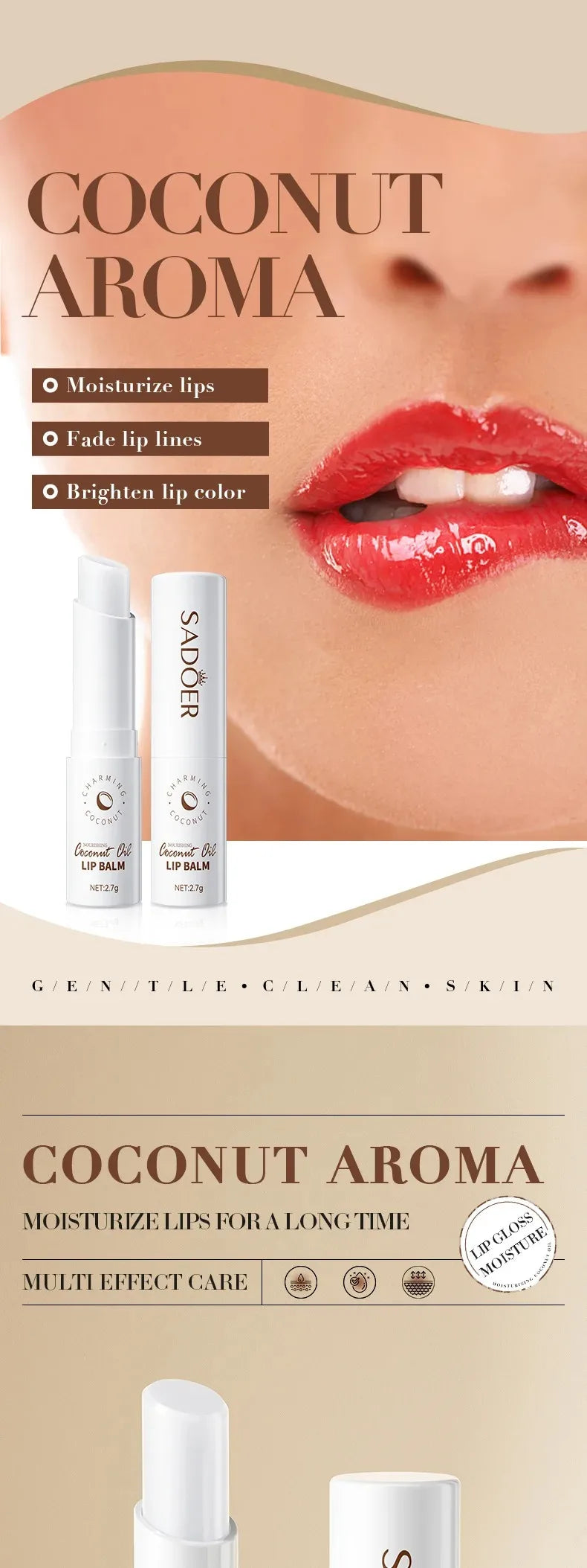 Hydrating Coconut Nourishing Lip Balm