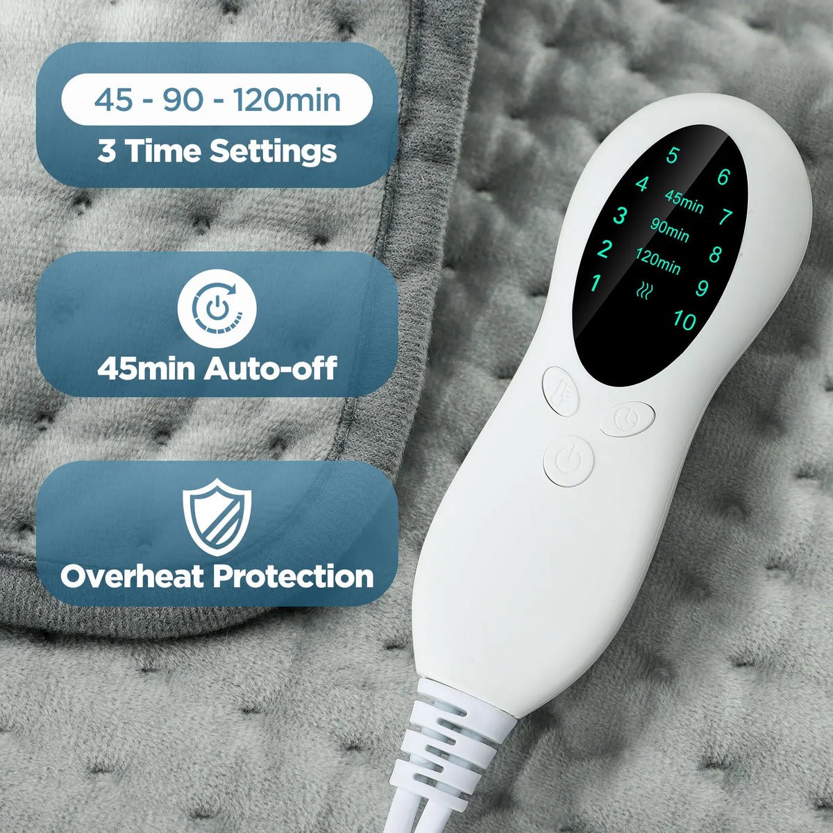 Electric Heating Pad for Back and Muscle Relief